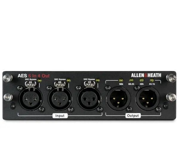 AES3 MODULE WITH 6 INPUTS X 4 OUTPUTS W/ SRC 32KHZ TO 192KHZ